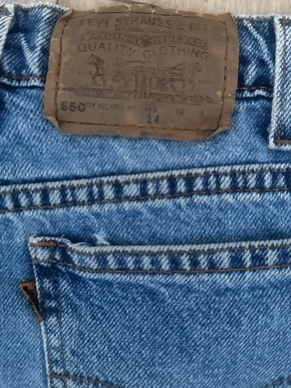 VINTAGE orange tab Levi’s